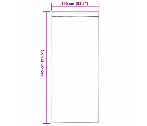 Kardinaid Kardinatega 2 Pcs Cream 140X175Cm Polüester