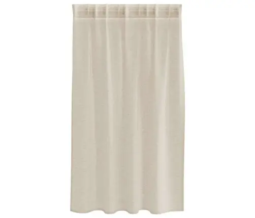 Užuolaidos Su Užuolaidomis 2 Pcs Smėlio 140X140Cm Poliesteris