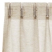 Aizkari Ar Aizkariem 2 Pcs Smiltis 140 X 225 Cm Poliesters Vidaxl