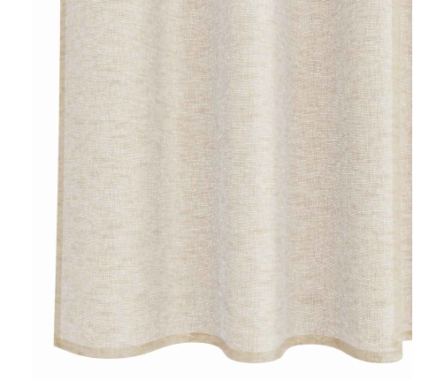 Aizkari Ar Aizkariem 2 Pcs Smiltis 140 X 225 Cm Poliesters Vidaxl