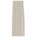 Aizkari Ar Aizkariem 2 Pcs Smiltis 140 X 260 Cm Poliesters Vidaxl