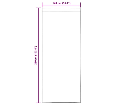 Aizkari Ar Aizkariem 2 Pcs Smiltis 140 X 260 Cm Poliesters Vidaxl