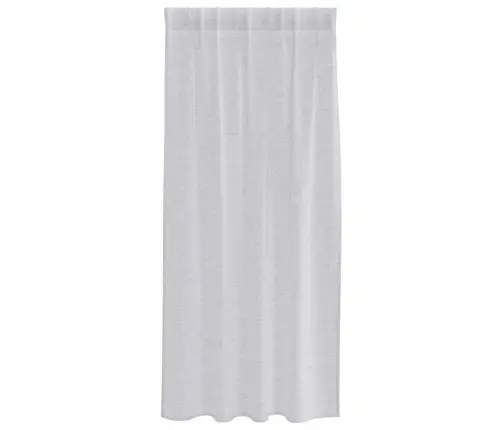 Užuolaidos 2 Pcs Šviesiai Pilka 140X175Cm Poliesteris