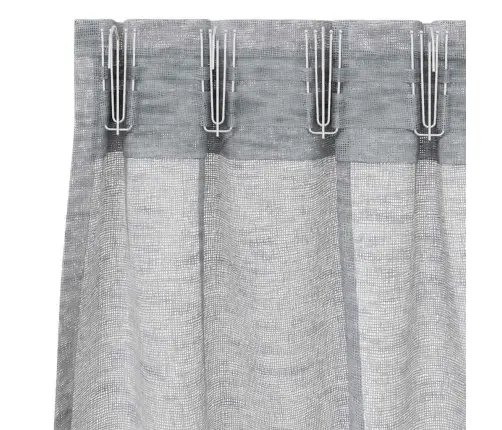 Aizkari Ar Aizkariem 2 Pcs Tumši Pelēka 140 X 140 Cm Poliesters Vidaxl