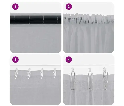 Aizkari Ar Aizkariem 2 Pcs Tumši Pelēka 140 X 140 Cm Poliesters Vidaxl