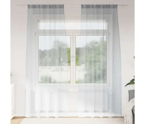 Voile Kardin Kardinatega 2 Pcs Tumehall 140X175Cm Polüester