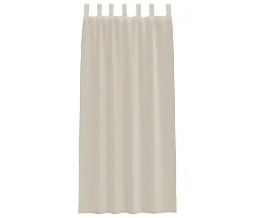 Aizkari Ar Aizkariem 2 Pcs Smiltis 140 X 225 Cm Poliesters Vidaxl