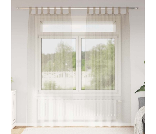 Kardinaid Kardinatega 2 Pcs Liivakarva 140X175Cm Polüester