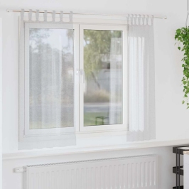 Aizkari Ar Aizkariem 2 Pcs Gaiši Pelēka 140X175Cm Poliesters Vidaxl