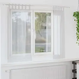 Aizkari Ar Aizkariem 2 Pcs Gaiši Pelēka 140X175Cm Poliesters Vidaxl
