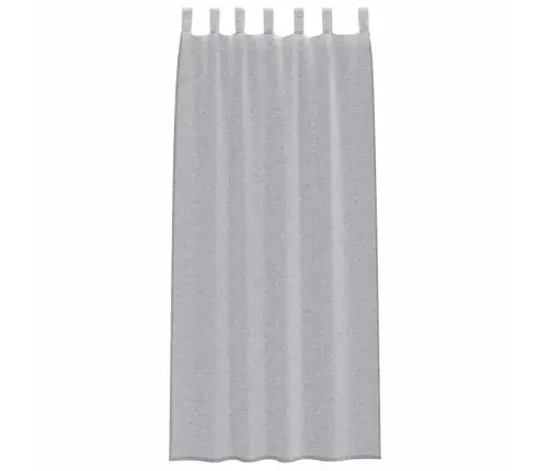 Voile Užuolaida 2 Pcs Tamsiai Pilka 140X260Cm Poliesteris Voile Užuolaida 2 Pcs Tamsiai Pilka 140X260Cm Poliesteris