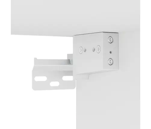 Sienas Naktsskapītis, Balts, 38X34X40 Cm Vidaxl