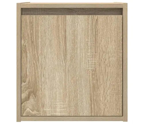 Sienas Naktsskapītis, Ozolkoka Krāsa, 38X34X40 Cm Vidaxl