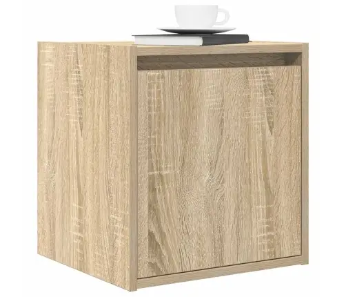 Sienas Naktsskapīši, 2 Gab., Ozolkoka Krāsa, 38X34X40 Cm Vidaxl