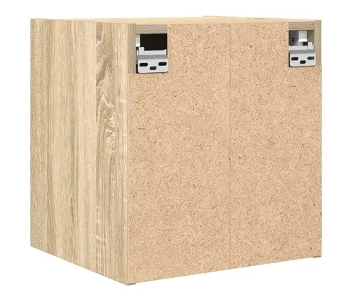 Sienas Naktsskapīši, 2 Gab., Ozolkoka Krāsa, 38X34X40 Cm Vidaxl