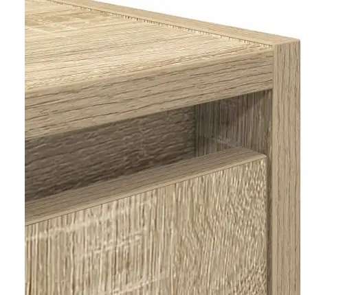 Sienas Naktsskapīši, 2 Gab., Ozolkoka Krāsa, 38X34X40 Cm Vidaxl