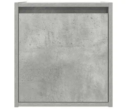 Sieninės Naktinės Spintelės, 2Vnt., Betono Pilkos, 38X34X40 Cm