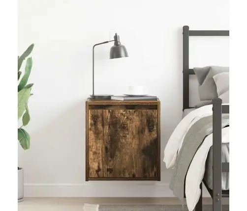 Sienas Naktsskapītis, Ozolkoka Krāsa, 38X34X40 Cm Vidaxl