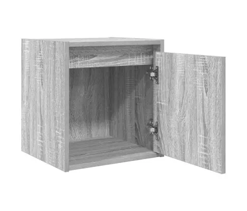 Seinale Kinnitatav Öökapp, Hall Sonoma Tamm, 38X34X40 Cm Seinale Kinnitatav Öökapp, Hall Sonoma Tamm, 38X34X40 Cm