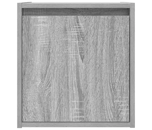 Seinale Kinnitatav Öökapp, Hall Sonoma Tamm, 38X34X40 Cm Seinale Kinnitatav Öökapp, Hall Sonoma Tamm, 38X34X40 Cm