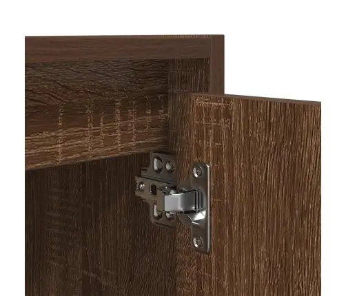 Sienas Naktsskapītis, Ozolkoka Krāsa, 38X34X40 Cm Vidaxl