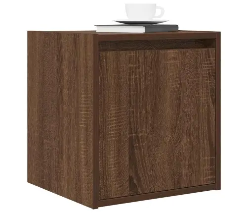 Seinale Kinnitatavad Öökapid 2 Tk, Pruun Tamm, 38X34X40 Cm