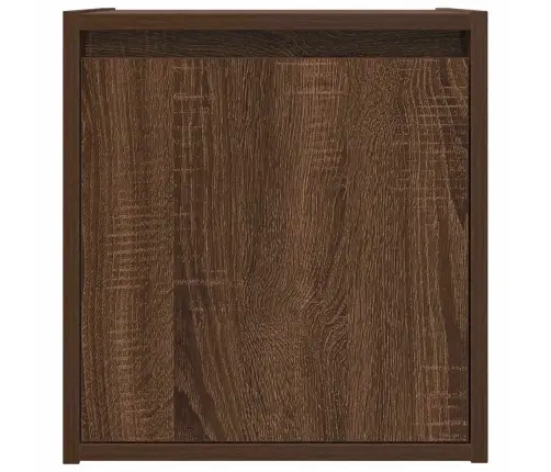 Seinale Kinnitatavad Öökapid 2 Tk, Pruun Tamm, 38X34X40 Cm