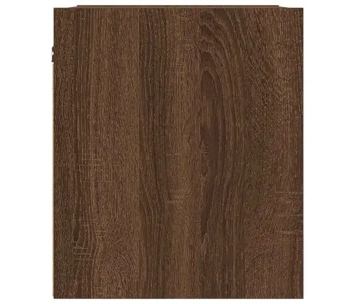 Seinale Kinnitatavad Öökapid 2 Tk, Pruun Tamm, 38X34X40 Cm
