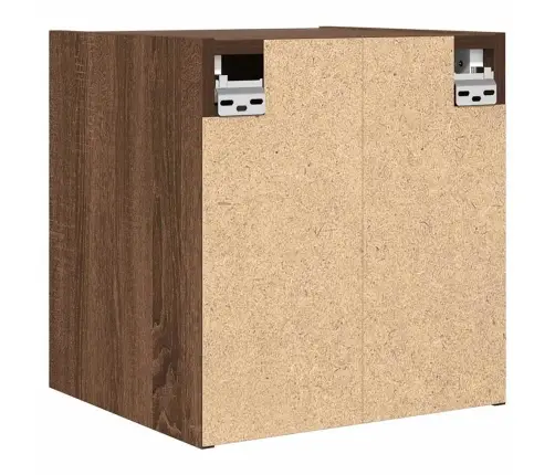 Seinale Kinnitatavad Öökapid 2 Tk, Pruun Tamm, 38X34X40 Cm