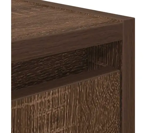 Seinale Kinnitatavad Öökapid 2 Tk, Pruun Tamm, 38X34X40 Cm