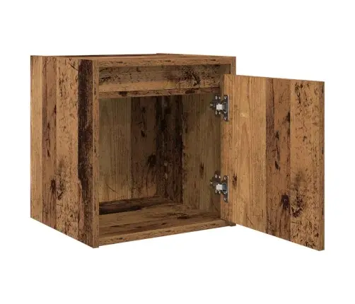 Sienas Naktsskapīši, Veca Koka, 38X34X40 Cm Vidaxl