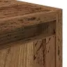 Sienas Naktsskapīši, Veca Koka, 38X34X40 Cm Vidaxl