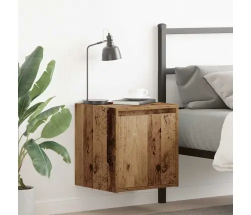 Sienas Naktsskapīši, Veca Koka, 38X34X40 Cm Vidaxl