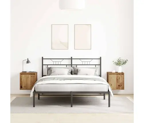 Sieninės Naktinės Spintelės, 2Vnt., Medienos, 38X34X40 Cm