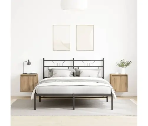 Sieninės Naktinės Spintelės, 2Vnt., Artisano Ąžuolo, 38X34X40Cm