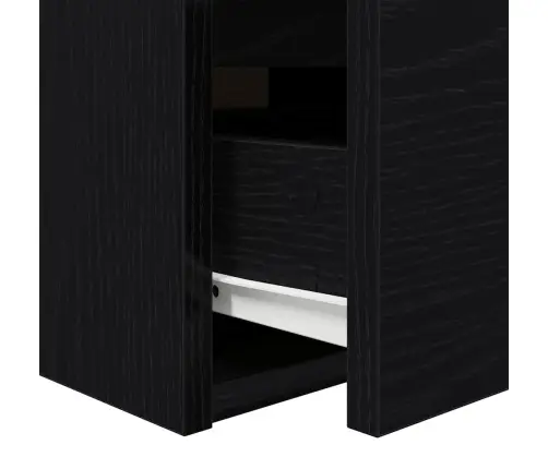 Seinale Kinnitatav Öökapp, Must Tamm, 38X34X40 Cm