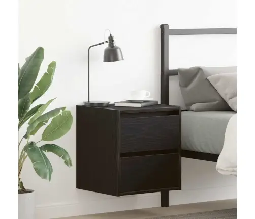 Seinale Kinnitatav Öökapp, Must Tamm, 38X34X40 Cm