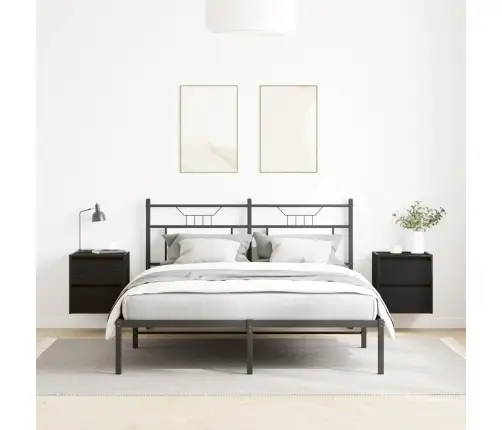 Seinale Kinnitatav Öökapp 2 Tk, Must Tamm, 38X34X40 Cm