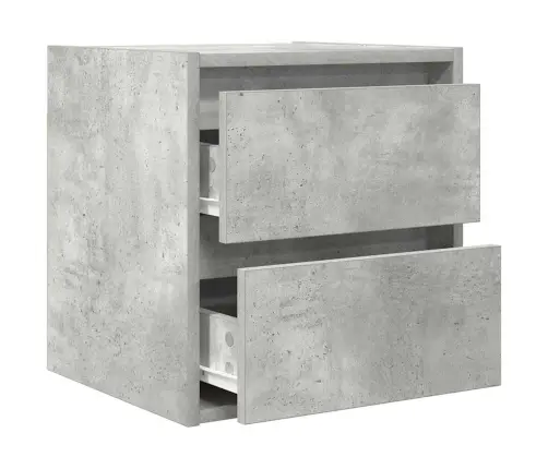 Sienas Naktsskapīši, 2 Gab., Betona Pelēki, 38X34X40 Cm Vidaxl Sienas Naktsskapīši, 2 Gab., Betona Pelēki, 38X34X40 Cm Vidaxl