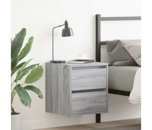 Seinale Kinnitatav Öökapp, Hall Sonoma Tamm, 38X34X40 Cm