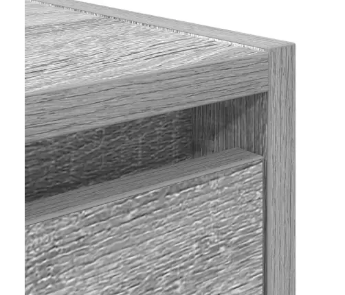 Sieninės Naktinės Spintelės, 2Vnt., Pilkos Ąžuolo, 38X34X40 Cm