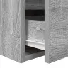 Sieninės Naktinės Spintelės, 2Vnt., Pilkos Ąžuolo, 38X34X40 Cm