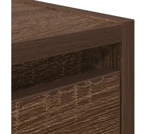 Sienas Naktsskapītis, Ozolkoka Krāsa, 38X34X40 Cm Vidaxl