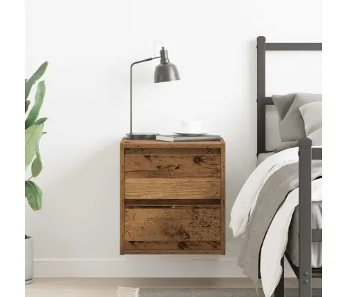 Seinale Kinnitatav Öökapp, Vana Puit, 38X34X40 Cm