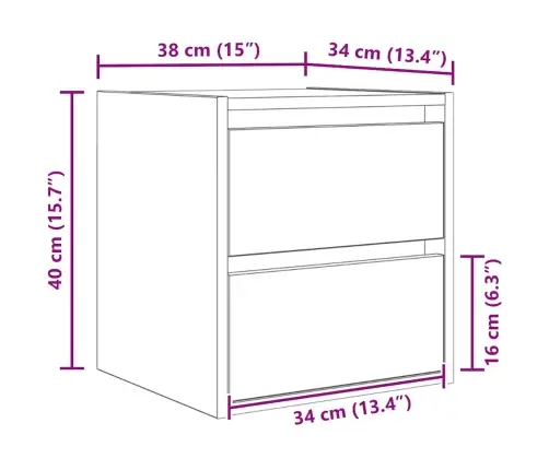 Seinale Kinnitatav Öökapp, Vana Puit, 38X34X40 Cm