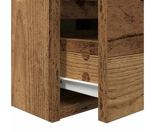 Sienas Naktsskapīši, 2 Gab., Veca Koka, 38X34X40 Cm Vidaxl