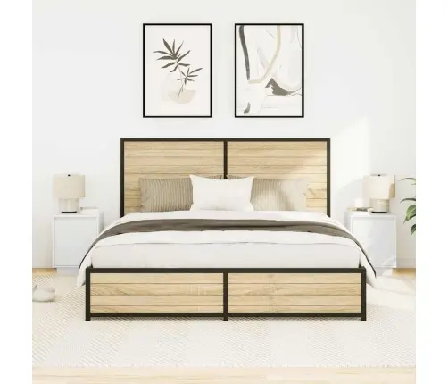 Naktsskapīši Ar Led Gaismām 2 Gab. Balts 38X34X50 Cm Vidaxl