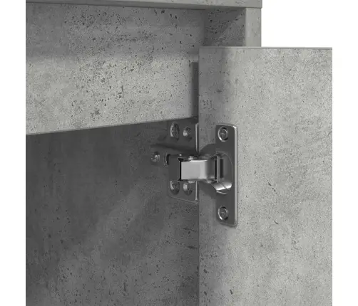 Naktsskapīši Ar Led Gaismām 2 Gab Betons Pelēks 38X34X50 Cm Vidaxl