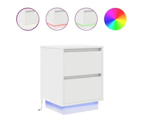 Öökapp Led-Tuledega, Valge, 38X34X50 Cm