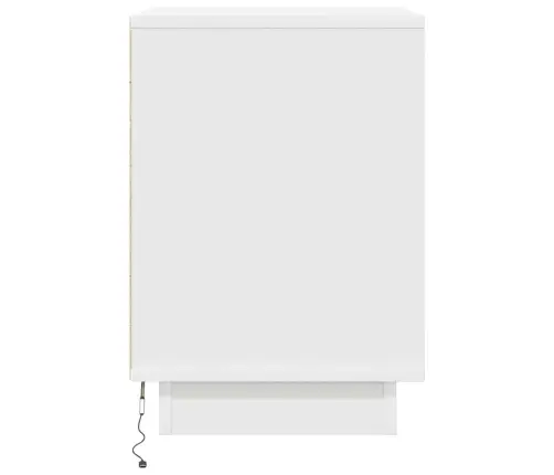 Öökapp Led-Tuledega, Valge, 38X34X50 Cm